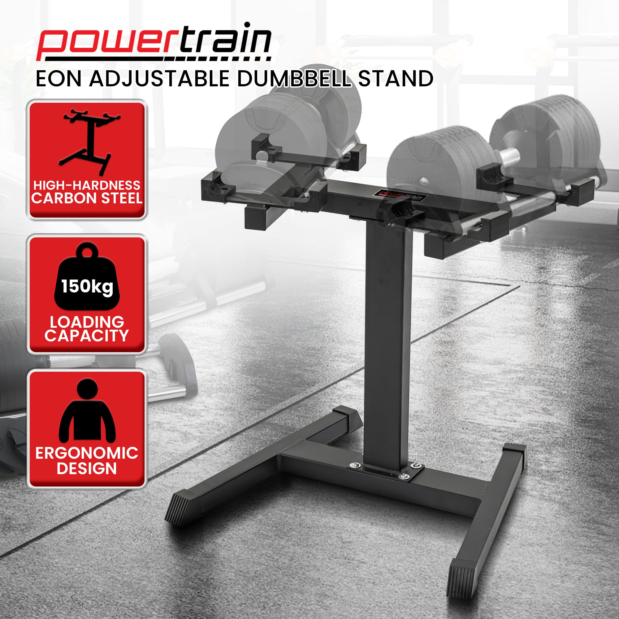 Powertrain 150Kg Adjustable Eon Dumbbell Stand V240-B10-036-STD