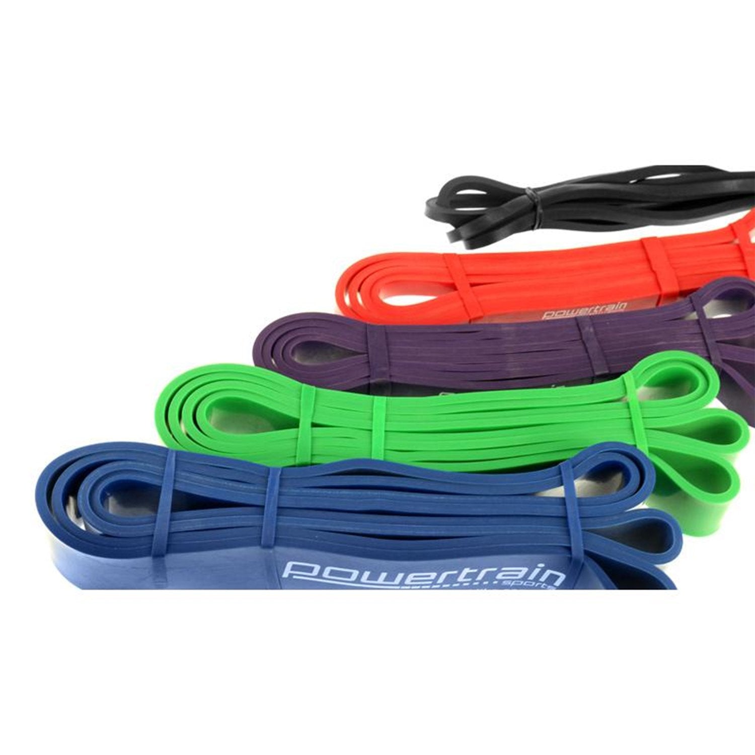 Powertrain 5x Home Workout Resistance Bands Gym Exercise V240-BAND-HDX5