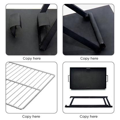 Wallaroo Charcoal BBQ Grill - Adjustable Height V240-BBQ-DS10
