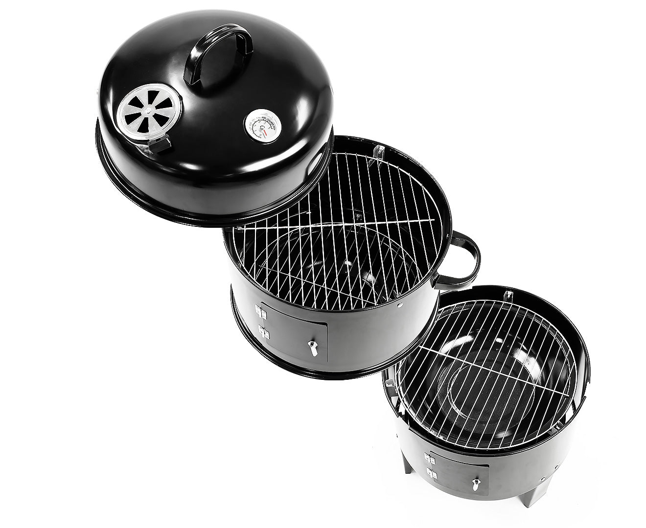 Wallaroo 3-in-1 Charcoal BBQ Smoker V240-BBQ-DS13