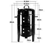 Wallaroo 3-in-1 Charcoal BBQ Smoker V240-BBQ-DS13