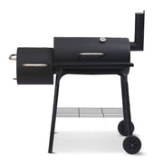 Wallaroo 2-in-1 Outdoor Barbecue Grill & Offset Smoker V240-BBQ-DS35-B