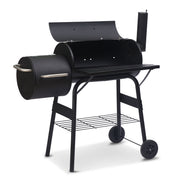 Wallaroo 2-in-1 Outdoor Barbecue Grill & Offset Smoker V240-BBQ-DS35-B