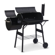 Wallaroo 2-in-1 Outdoor Barbecue Grill & Offset Smoker V240-BBQ-DS35-B
