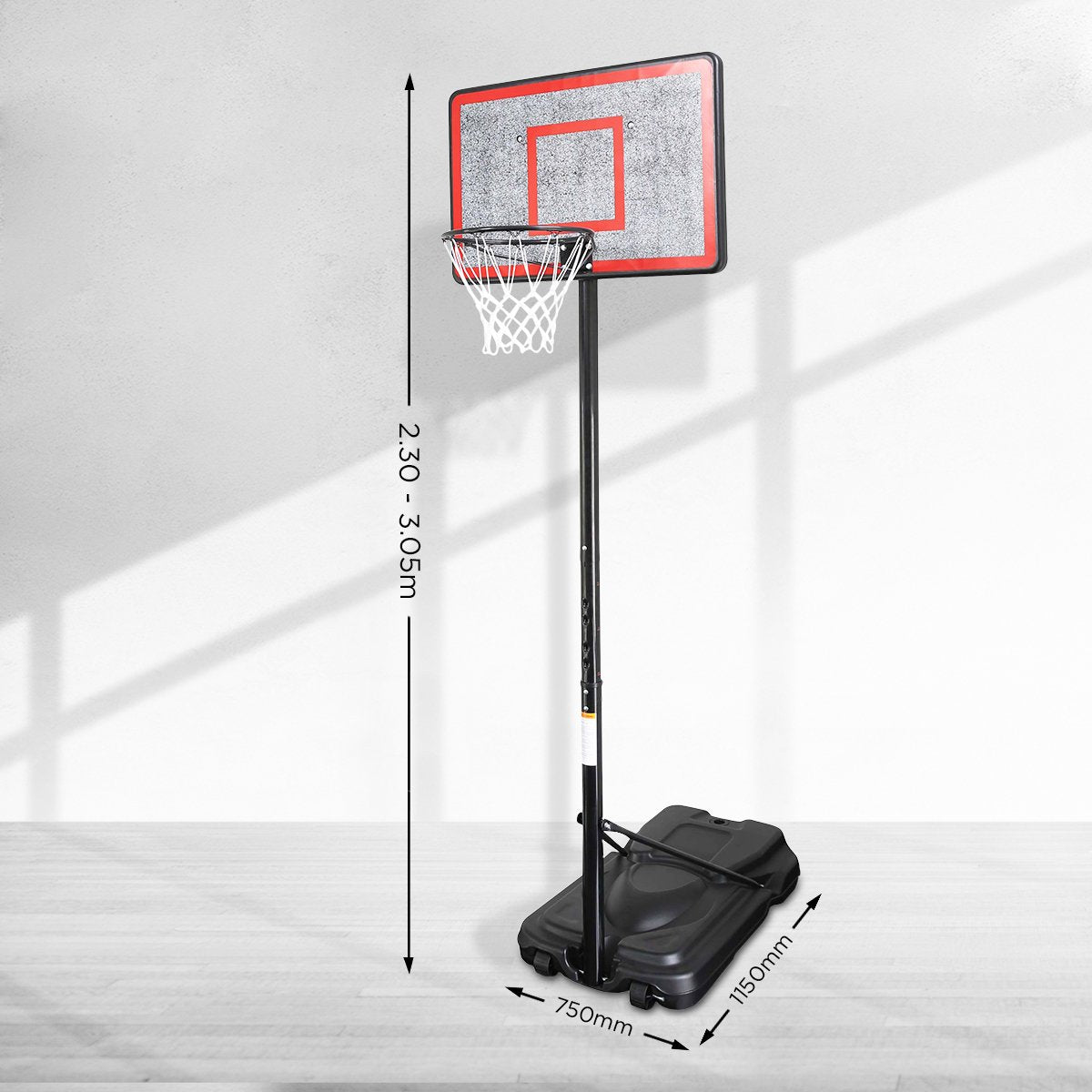 Kahuna Height-Adjustable Basketball Hoop Backboard Portable Stand V240-BBS-ZY-018