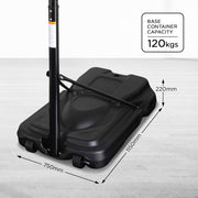 Kahuna Height-Adjustable Basketball Hoop Backboard Portable Stand V240-BBS-ZY-018