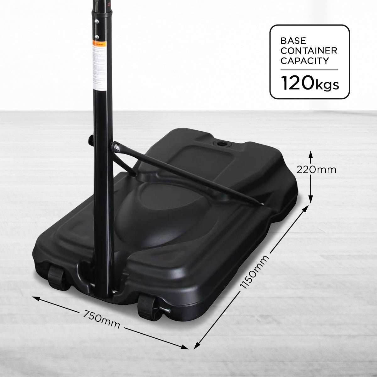 Kahuna Height-Adjustable Basketball Hoop Backboard Portable Stand V240-BBS-ZY-018
