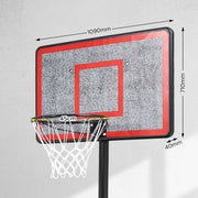 Kahuna Height-Adjustable Basketball Hoop Backboard Portable Stand V240-BBS-ZY-018