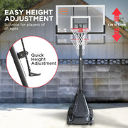 Kahuna Portable Basketball Hoop System 2.3 to 3.05m for Kids & Adults V240-BBS-ZY-029-54