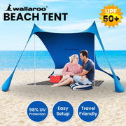 Wallaroo Beach Tent Canopy Sunshade 2m X 2m - Blue V240-BCH-TNT-2X2-BU
