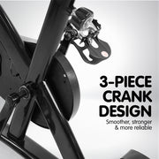 Powertrain Home Gym Flywheel Exercise Spin Bike - Black V240-BIKE1