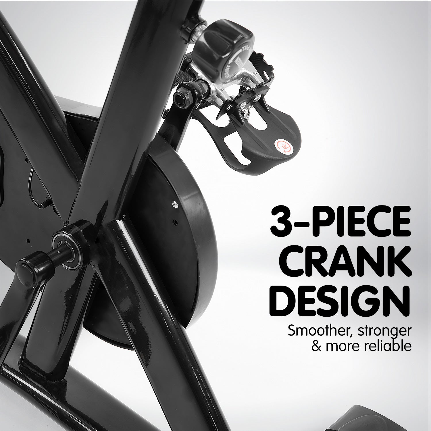 Powertrain Home Gym Flywheel Exercise Spin Bike - Black V240-BIKE1