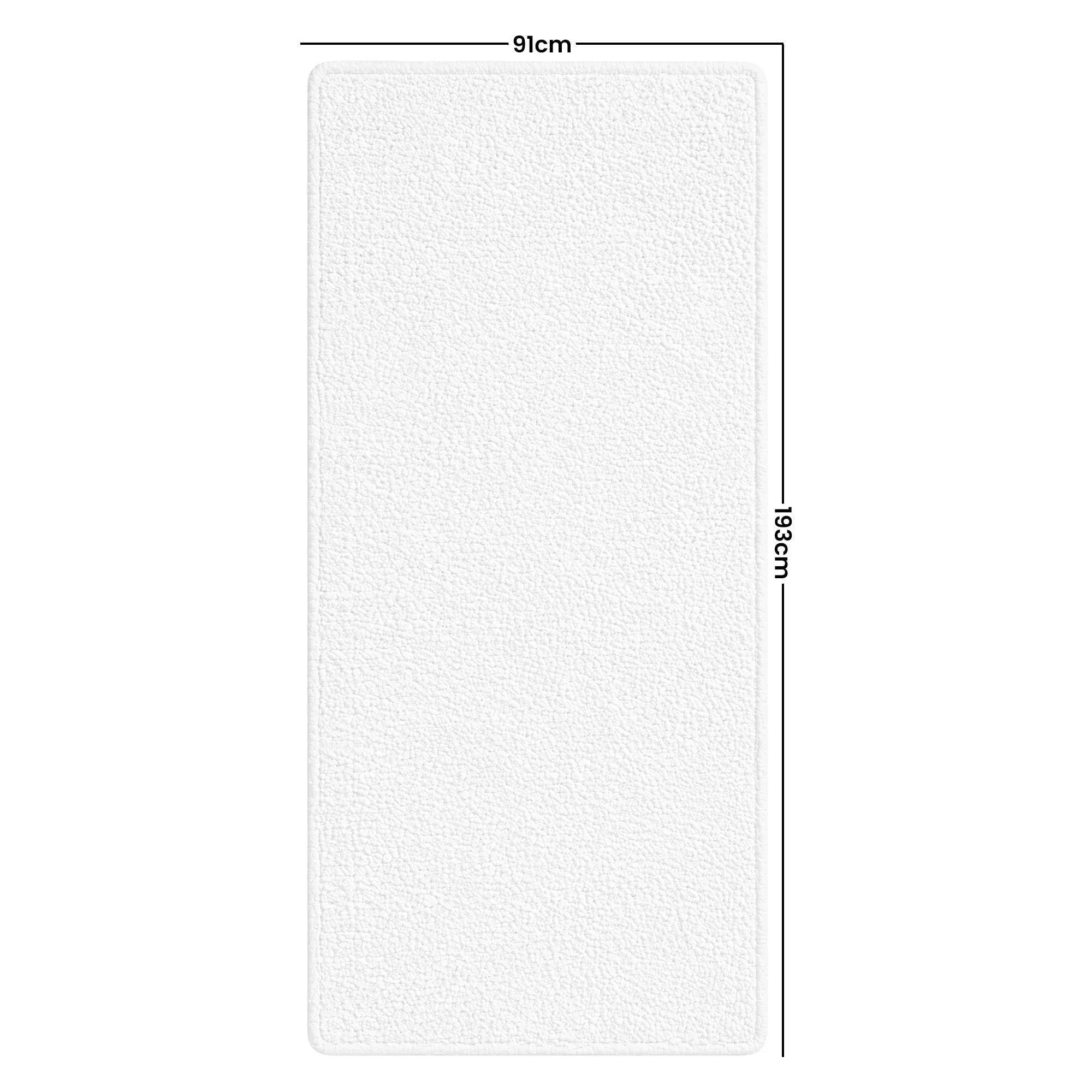 Laura Hill Single Electric Heated Underlay Blanket Fleecy Fabric with Timer V240-BKT-FLC-CRM-SN