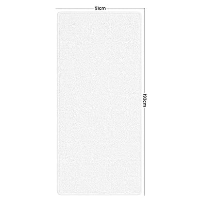 Laura Hill Single Electric Heated Underlay Blanket Fleecy Fabric with Timer V240-BKT-FLC-CRM-SN
