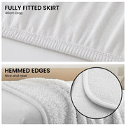 Laura Hill Single Electric Heated Underlay Blanket Fleecy Fabric with Timer V240-BKT-FLC-CRM-SN