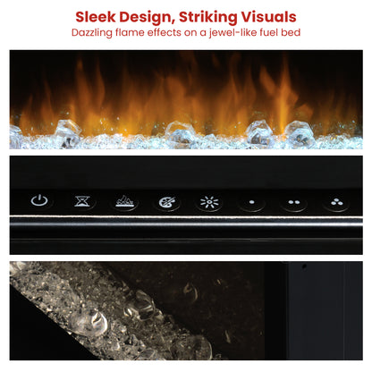 Dimplex PRISM Wall Mounted Electric Fireplace - 34-inches V240-BLF3451-AU