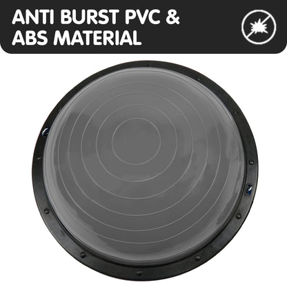 Powertrain Fitness Yoga Ball Home Gym Workout Balance Trainer Grey V240-BOS-BAL-GY