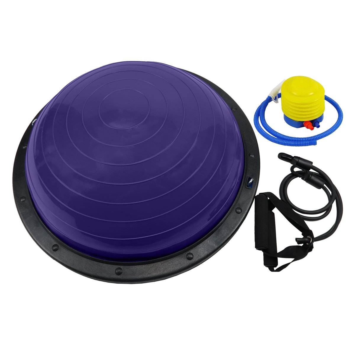 Powertrain Fitness Yoga Ball Home Gym Workout Balance Trainer Purple V240-BOS-BAL-PU