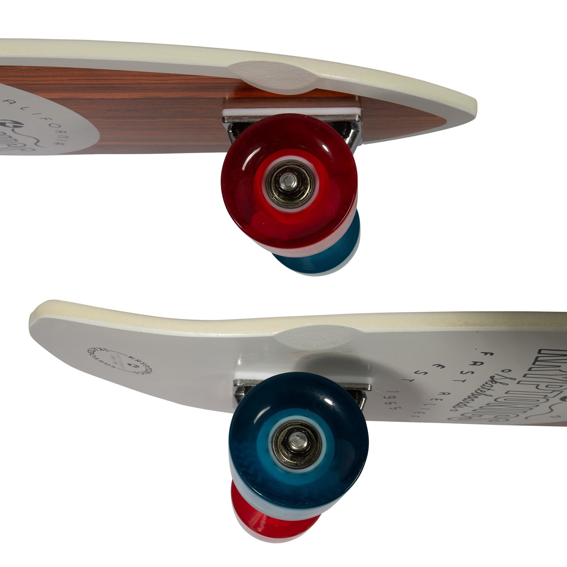 Bravo Sports Kryptonics 23-inch Mini Fat Cruiser Board In Liberty Blue V240-BS-165602