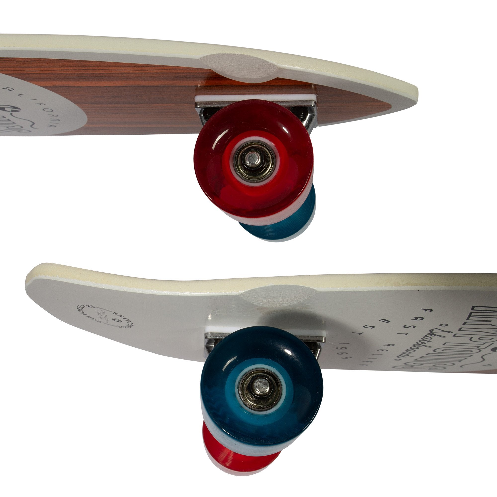 Bravo Sports Kryptonics 23-inch Mini Fat Cruiser Board In Liberty Blue V240-BS-165602