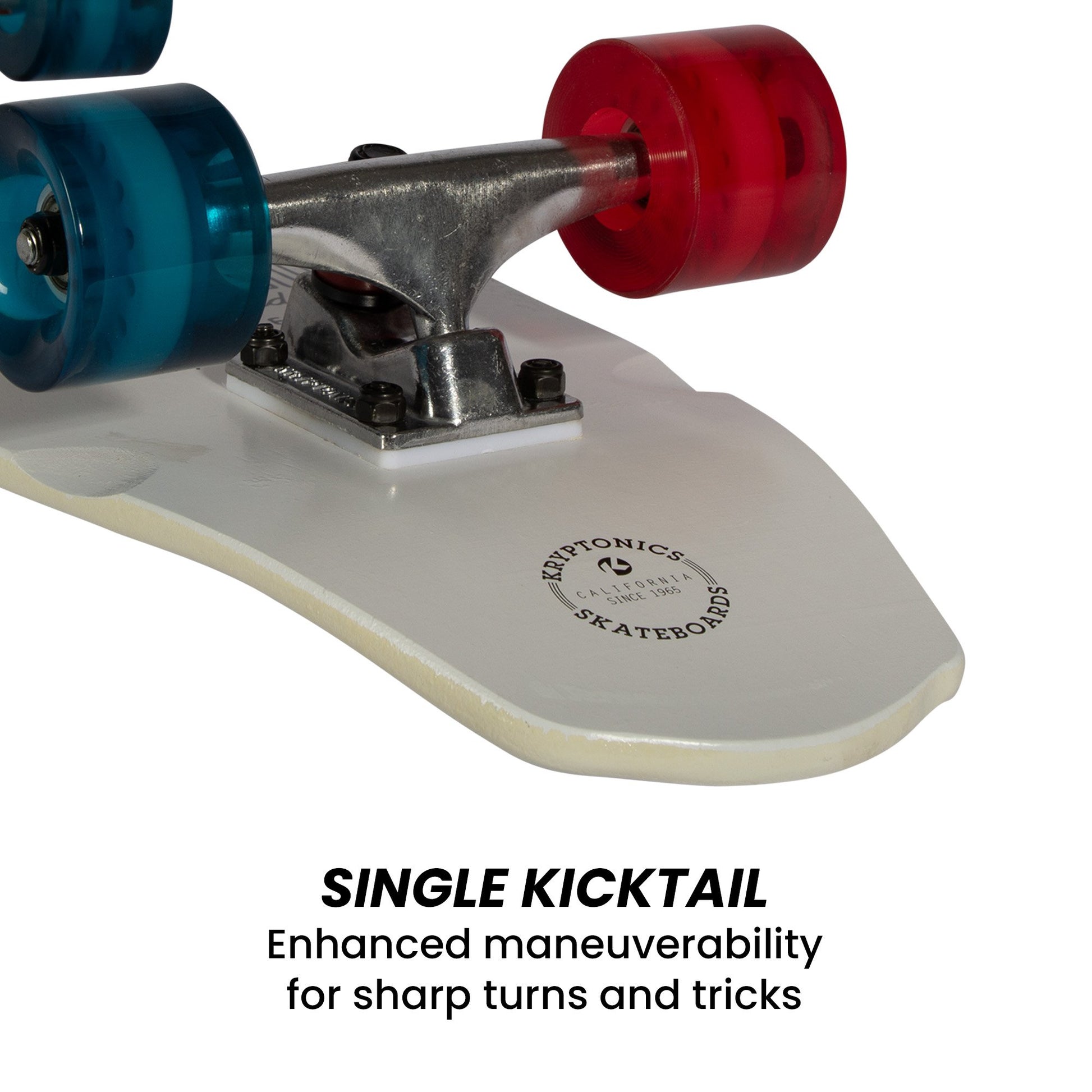 Bravo Sports Kryptonics 23-inch Mini Fat Cruiser Board In Liberty Blue V240-BS-165602