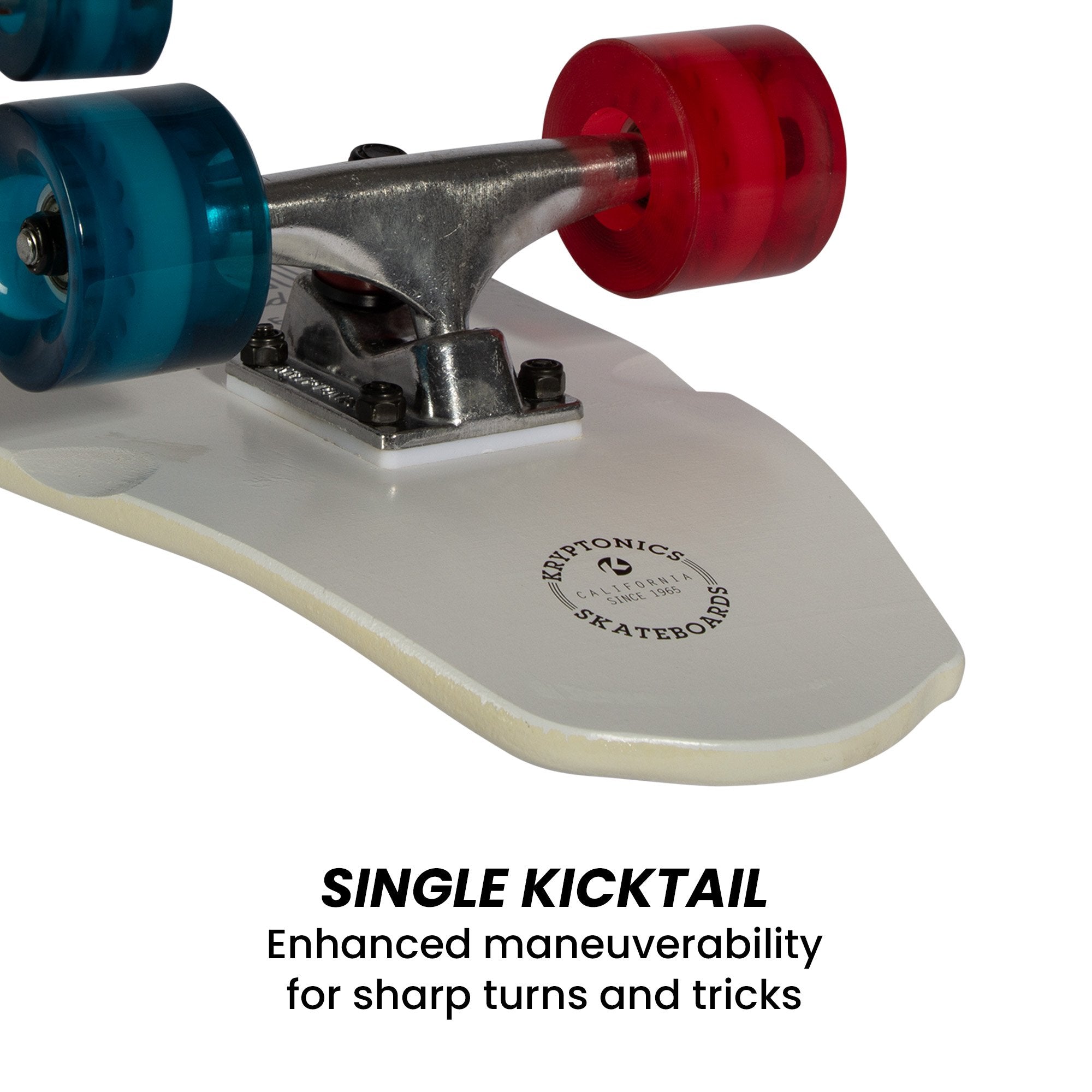 Bravo Sports Kryptonics 23-inch Mini Fat Cruiser Board In Liberty Blue V240-BS-165602