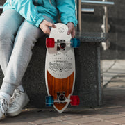 Bravo Sports Kryptonics 23-inch Mini Fat Cruiser Board In Liberty Blue V240-BS-165602