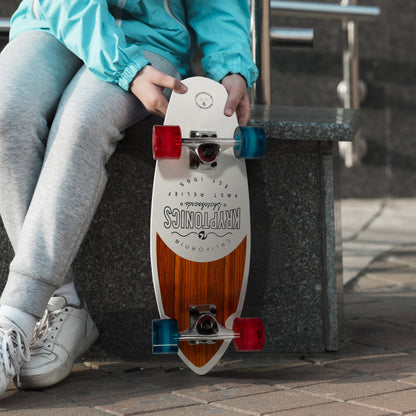 Bravo Sports Kryptonics 23-inch Mini Fat Cruiser Board In Liberty Blue V240-BS-165602
