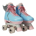 Circle Society Adjustable Kids Quad Roller Skates In Cotton Candy V240-BS-168294