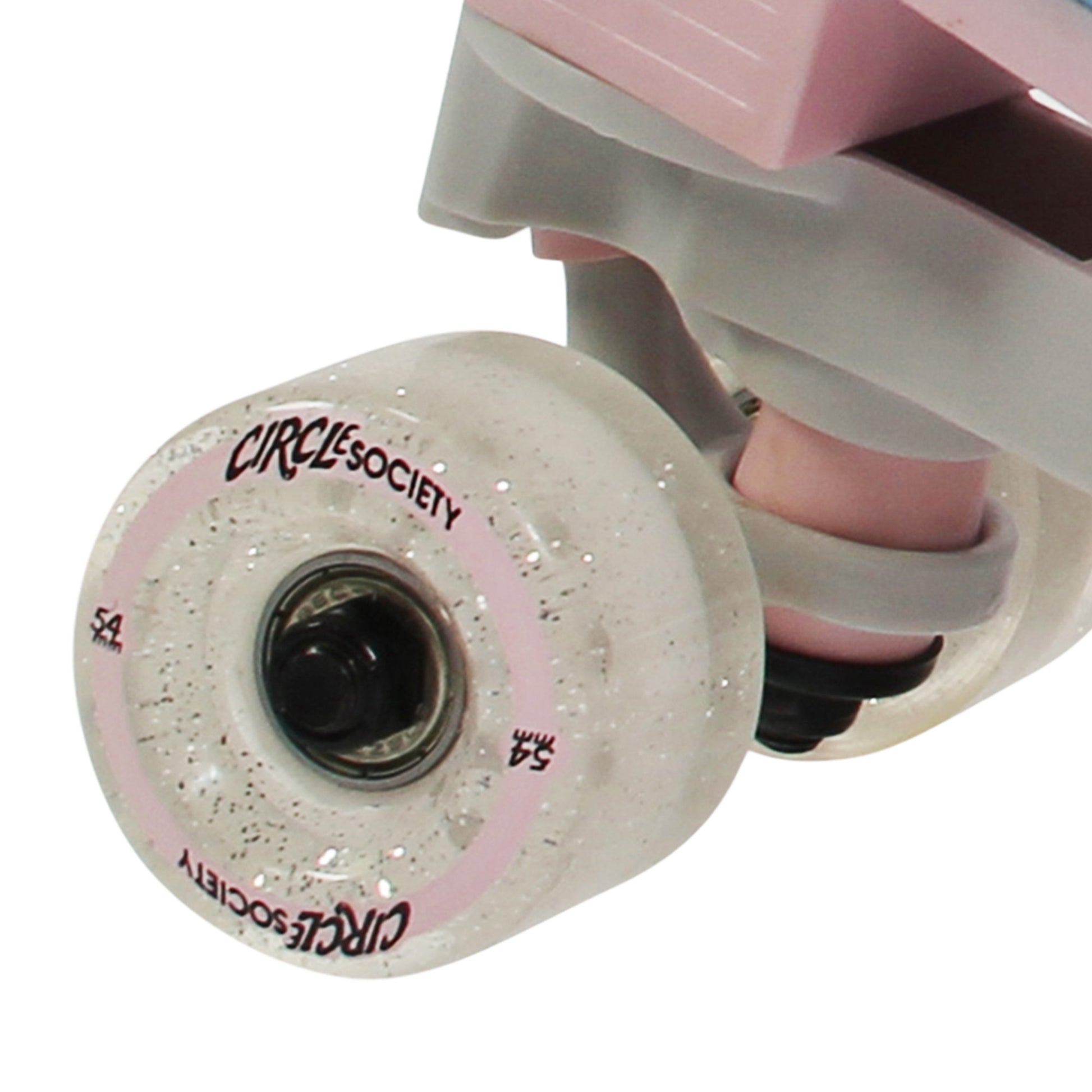 Circle Society Adjustable Kids Quad Roller Skates In Cotton Candy V240-BS-168294