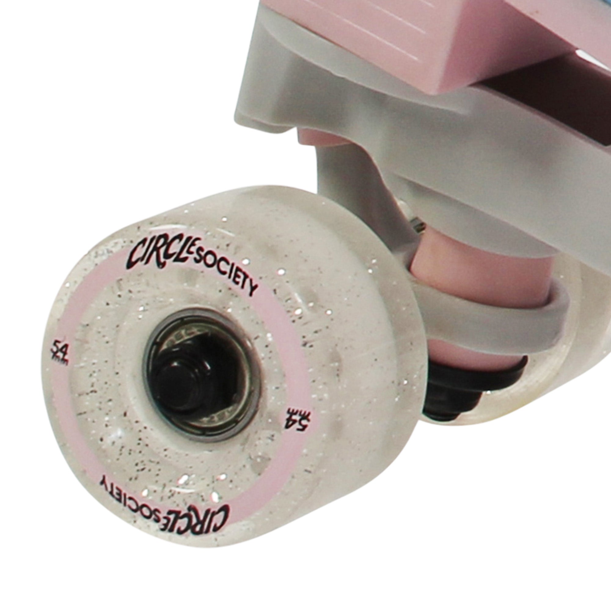 Circle Society Adjustable Kids Quad Roller Skates In Cotton Candy V240-BS-168294