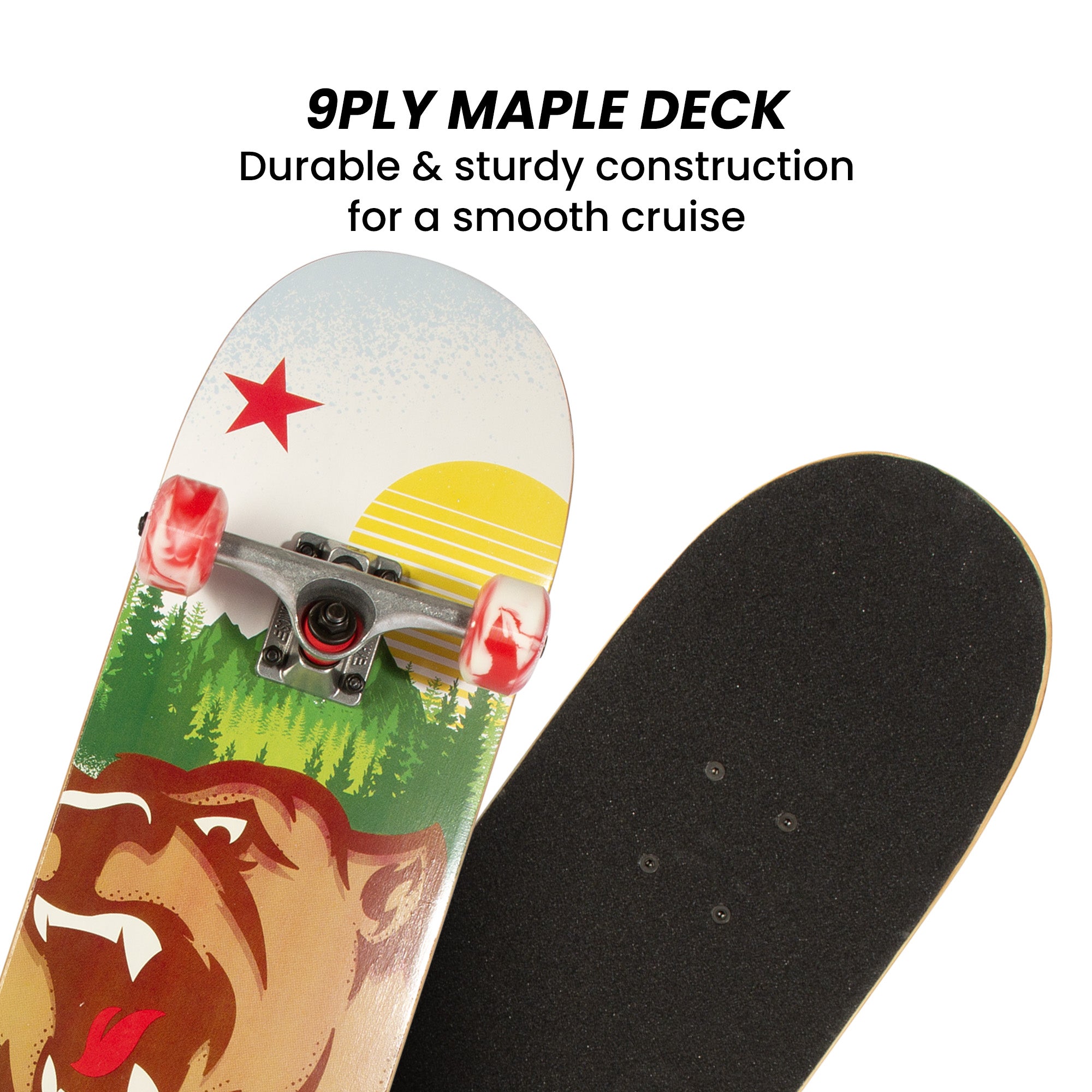 Kryptonics 31-inch Star Series Complete Skateboard V240-BS-171338-SK