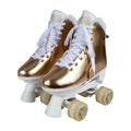 Circle Society Adjustable Quad Kids Roller Skates In Metallic Rose Gold V240-BS-171362