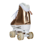 Circle Society Adjustable Quad Kids Roller Skates In Metallic Rose Gold V240-BS-171362