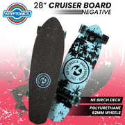 Kryptonics 28-inch Cruiser Board - Negative V240-BS-171549