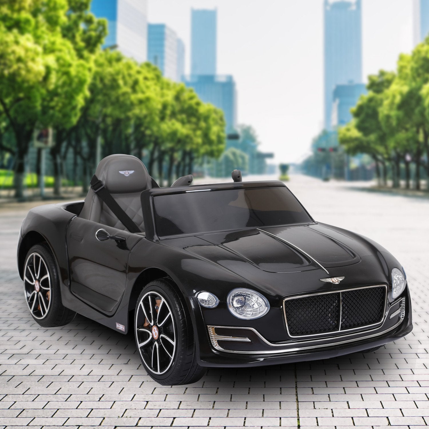 Kahuna Bentley Exp 12 Licensed Speed 6E Electric Kids Ride On Car Black V240-CAR-BEN-BK