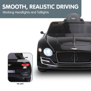Kahuna Bentley Exp 12 Licensed Speed 6E Electric Kids Ride On Car Black V240-CAR-BEN-BK