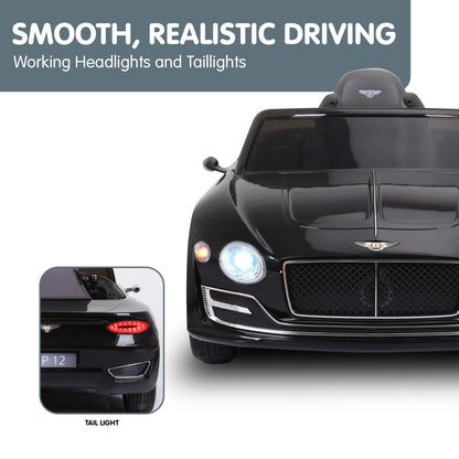 Kahuna Bentley Exp 12 Licensed Speed 6E Electric Kids Ride On Car Black V240-CAR-BEN-BK