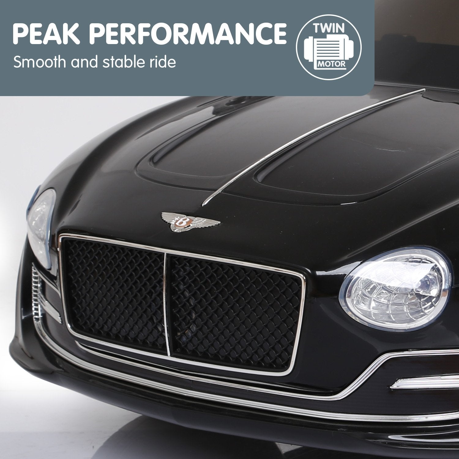 Kahuna Bentley Exp 12 Licensed Speed 6E Electric Kids Ride On Car Black V240-CAR-BEN-BK