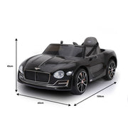 Kahuna Bentley Exp 12 Licensed Speed 6E Electric Kids Ride On Car Black V240-CAR-BEN-BK