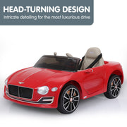 Kahuna Bentley Exp 12 Speed 6E Licensed Kids Ride On Electric Car Remote Control - Red V240-CAR-BEN-RD