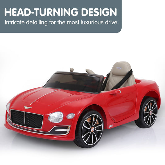 Kahuna Bentley Exp 12 Speed 6E Licensed Kids Ride On Electric Car Remote Control - Red V240-CAR-BEN-RD