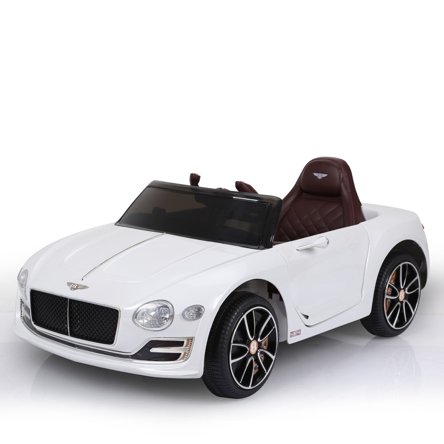 Kahuna Bentley Exp 12 Speed 6E Licensed Kids Ride On Electric Car Remote Control - White V240-CAR-BEN-WH