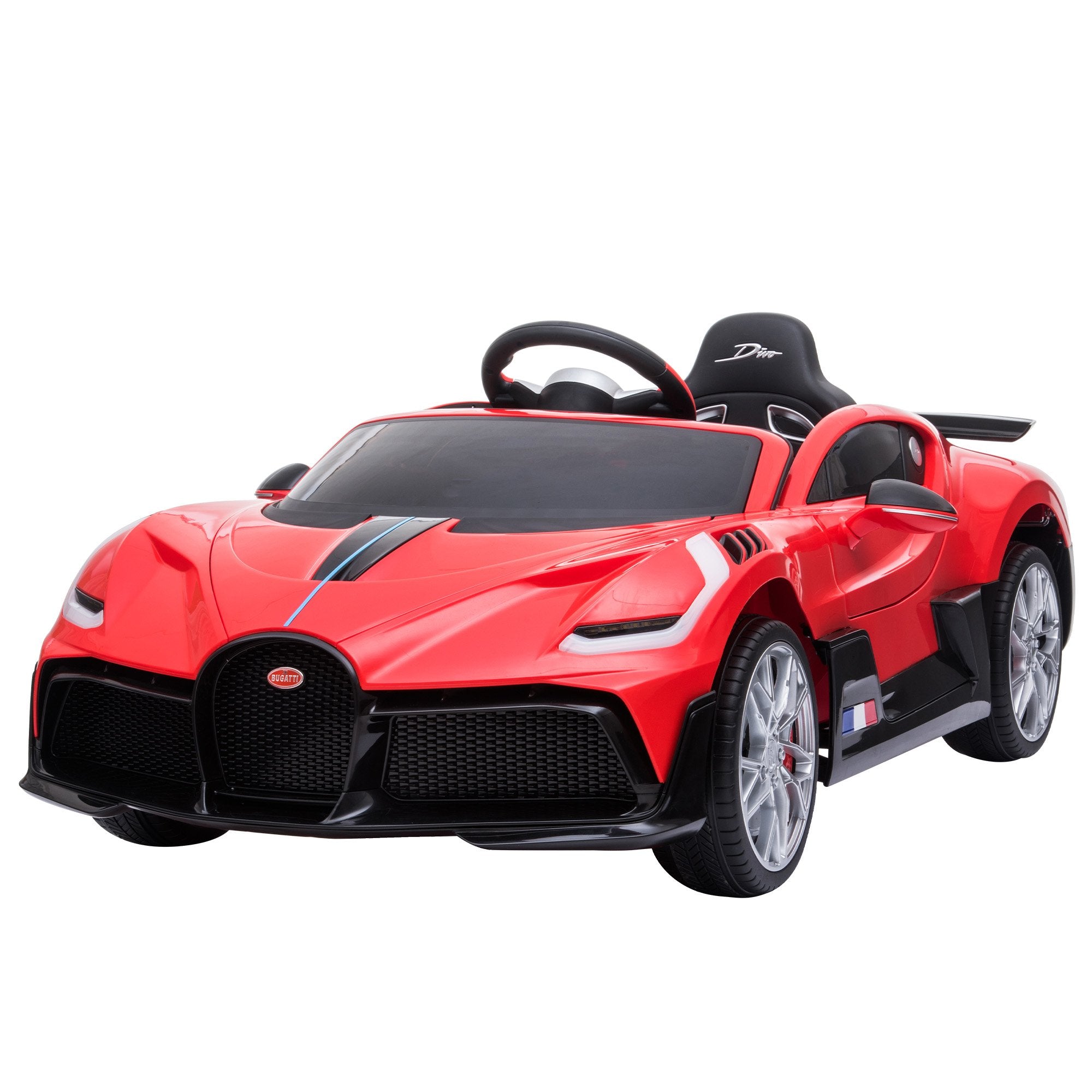 Kahuna Licensed Bugatti Divo Kids Electric Ride On Car - Red V240-CAR-BGT-338-RD
