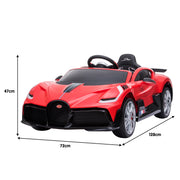 Kahuna Licensed Bugatti Divo Kids Electric Ride On Car - Red V240-CAR-BGT-338-RD
