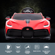 Kahuna Licensed Bugatti Divo Kids Electric Ride On Car - Red V240-CAR-BGT-338-RD