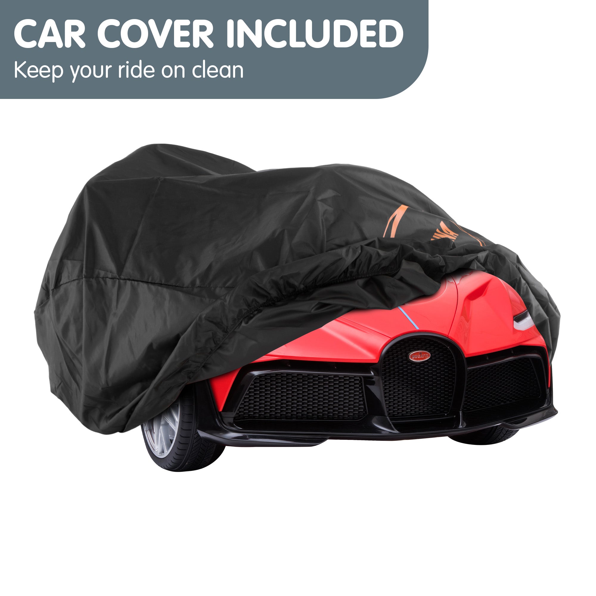 Kahuna Licensed Bugatti Divo Kids Electric Ride On Car - Red V240-CAR-BGT-338-RD