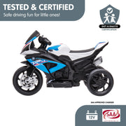 Kahuna Bmw Hp4 Race Kids Ride-on Motorbike In Blue V240-CAR-BMW-008-BU
