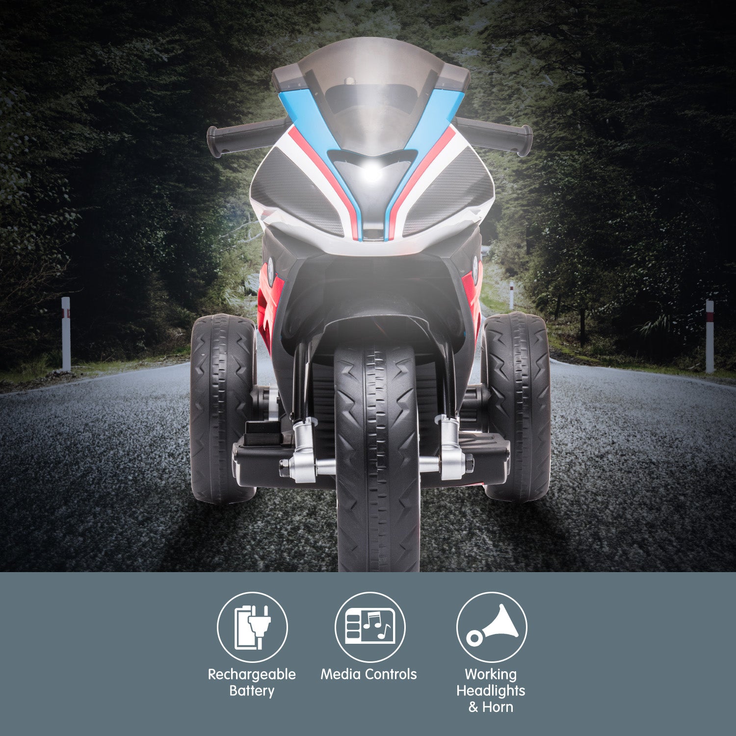 Kahuna Bmw Hp4 Race Kids Ride-on Motorbike In Red V240-CAR-BMW-008-RD