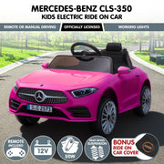Kahuna Mercedes Benz CLS 350 Kids Electric Ride On Car with Remote Control - Pink V240-CAR-CLS-350-PK